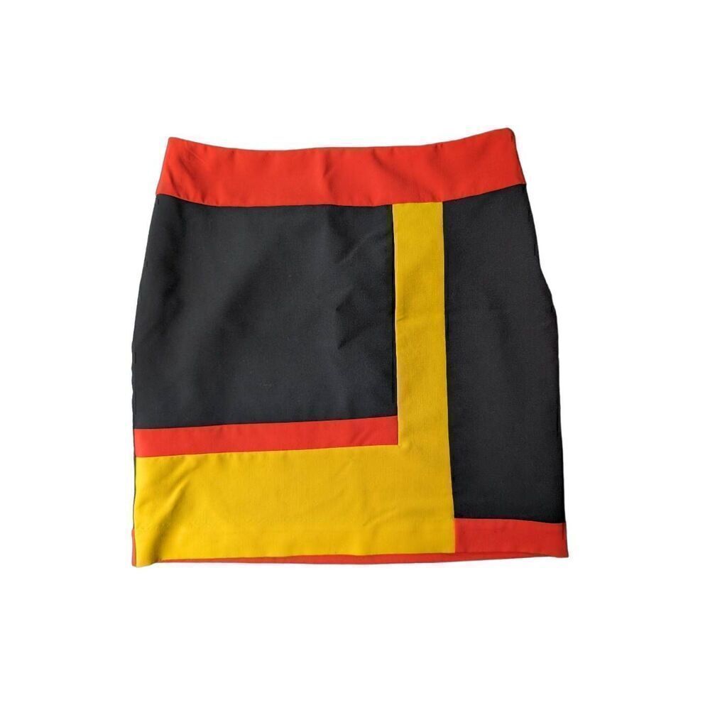 Vintage ‘90s Worthington Colorblock Skirt Women's 14